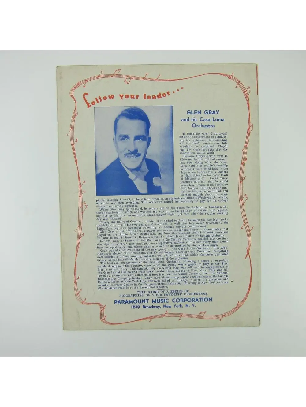 Sheet Music Thanks For The Memory The Big Broadcast of 1938 Shirley Ross Vintage